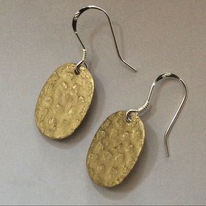 NEW sterling silver ear wires Gold finish Earrings